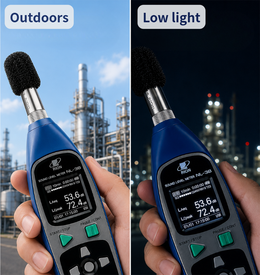 High-visibility OLED display