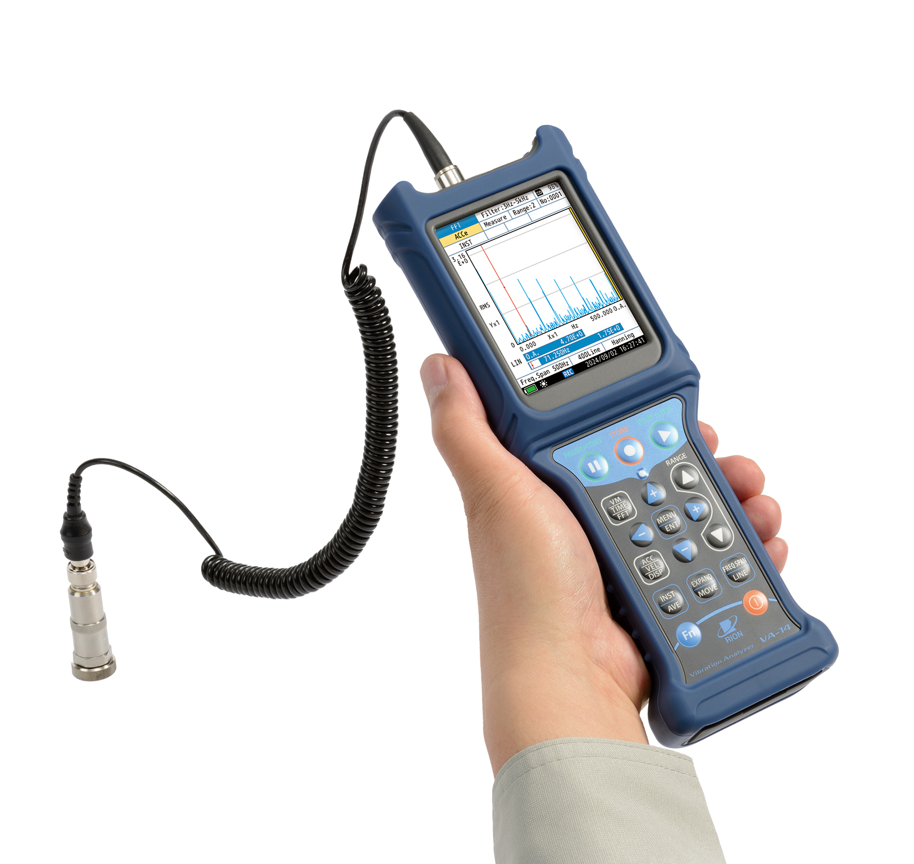 Ideal for equipment diagnosis and on-site measurements